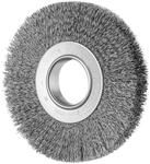 PFERD TOOLS POS Rundb&uuml;rste breit ungezopft RBU &Oslash;180x25xvariable Bohrung