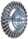 PFERD TOOLS Kegelb&uuml;rste gezopft KBG &Oslash; 125x15 mm M14 Stahl-Draht-&Oslash; 0,50mm