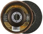 RHODIUS TOPline LGZ F F&auml;cherschleifscheibe 115 x 22,23 mm K80 (205499)