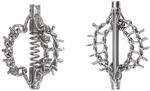 KS Tools Kettenschleuderkopf mit Spike-Kette, 2 Ketten &Oslash;45mm,22mm