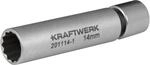 Kraftwerk 3/8" Z&uuml;ndkerzen-Stecknuss 14 mm mit Gel. (201114-1)
