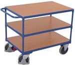 VARIOfit Schwerer Tischwagen mit 3 Ladefl&auml;chen 1.200 x 800 mm ; Cordes...
