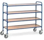 fetra Beistellwagen 32950 - mit B&ouml;den - Tragkraft 250kg TPE-Reifen