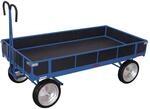 VARIOfit Handpritschenwagen mit Bordwand Vollgummibereifung 1.985 x 980 mm...
