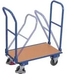 VARIOfit Klappb&uuml;gelwagen mit 2 B&uuml;geln 720 x 450 mm