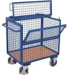 VARIOfit Drahtkastenwagen mit Deckel fest verschwei&szlig;t 1.175 x 780 mm