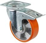 BS Rollen L420.B90.160 Transportrolle Lenkrolle mit Totalfeststeller D.160mm...