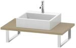Duravit Konsole L-Cube 80-200x55cm, 1 AS, St&auml;r 3cm, med. Ei (LC106C07171)