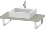Duravit Konsole Compact L-Cube 80-200x48cm, 1 AS, St&auml;r 4.5cm, Tau ma