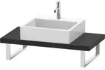 Duravit Konsole Compact L-Cube 80-200x48cm, 1 AS, St&auml; 4.5cm, graph matt