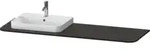 Duravit Waschtisch-Konsole Happy D.2 Plus 160x55cm, m 1 AS, Beck. li, Nussb geb.