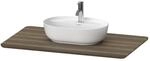 Duravit Waschtisch-Konsole Luv 98,8x59,5x2,5cm, a Holz, m 1 AS, Nussb...