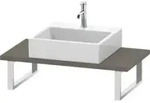 Duravit Konsole Compact L-Cube 80-200x48cm, 1 AS, St&auml;r 3cm, bas. ma