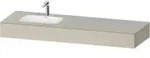 Duravit Einbauwaschtisch-M&ouml;bel-Set Qatego 160x55x17cm, m K, 1 AS, m &Uuml;, B l, T matt