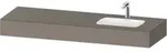 Duravit Einbauwaschtisch-M&ouml;bel-Set Qatego 160x55x17cm, m K, 1 AS, m &Uuml;, B r, ba ma
