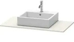 Duravit Konsole XSquare 100x55cm, Tau matt, mit 1 Ausschnitt