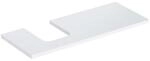 Geberit Waschtisch-Platte One 120x3x47cm, w/lack. hochgl., Ausschn li