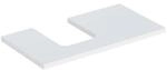Geberit Waschtisch-Platte One 90x3x47cm, w/lack. ma, Ausschnitt links