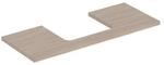 Geberit Waschtisch-Platte One 120x3x47cm, Eiche/Mela Holz, AS mit.