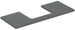 Geberit Waschtisch-Platte One 120x3x47cm, lava/lackiert m, AS mit.