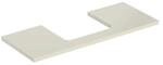Geberit Waschtisch-Platte One 120x3x47cm, sand-grau/l hg, Ausschn mit.