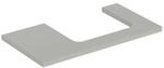 Geberit Waschtisch-Platte One 90x3x47cm, greige/lackiert m, Ausschn re