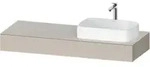 Duravit Konsole Qatego 140x55x17cm, Tau ma, 1 Ausschn, Beck. re