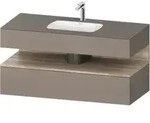 Duravit Einbauwaschtisch-M&ouml;bel-Set Qatego 120x55x60cm, E Ma/Ba ma,