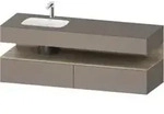 Duravit Einbauwaschtisch-M&ouml;bel-Set Qatego 160x50x60cm, Kon-WTU, B, B l, E...