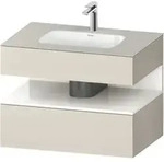Duravit Einbauwaschtisch-M&ouml;bel-Set Qatego 80x55x60cm, w g/tau m, Kon-WTU, Nischenb