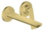 hansgrohe 2-Loch-Waschtischarmatur Wand UP Axor Citterio C mit Auslauf 195 mm BB