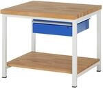 Rau Werkbank h&ouml;henverstellbar 8001A7, B1000xT900xH840-1040mm, 1x Schublade-TA
