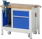 Rau Werkbank mit absenkbarem Fahrgestell Modell 8181 B 1000 x T 700 x H 880mm