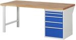 Rau Werkbank 7511A1, B2000xT900xH890mm, 5x Schublade-TA