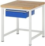Rau Werkbank h&ouml;henverstellbar 8001A1, B750xT900xH840-1040mm, 1x Schublade-TA