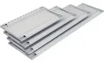 Schulte Zusatz-Fachboden MULTIplus250 1000 x 600 RAL 7035 lichtgrau inkl. 4