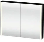 Duravit Universal-Spiegelschrank XSquare 100x80x15,5cm, Eiche schwarz, 2 T&uuml;r,...