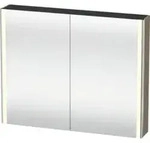 Duravit Universal-Spiegelschrank XSquare 100x80x15,5cm, Leinen, 2 T&uuml;r, LED