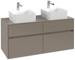 V&B Waschtischunterschrank Collaro 120x54,8x50cm, f 2 WT, soft green ; Villeroy...