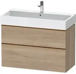 Duravit Waschtischunterschrank D-Neo 98,4x44,2cm, b geb/Ei ma, 1 Kast, 1 A