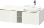 Duravit Waschtischunterschrank D-Neo 140x55cm, 2 A, 1 Pl, B R, g pol/wei&szlig; hgl