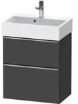 Duravit Waschtischunterschrank D-Neo Compact 58,4x37,2xcm, 1 Kast, 1 A, ES geb/Gra ma
