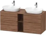 Duravit Waschtischunterschrank D-Neo 140x55cm, 2 SBK, 2 A, B bs, b geb/Nu Nat