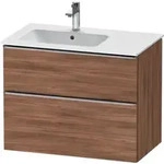 Duravit Waschtischunterschrank D-Neo 81x46,2cm, 1 Kast, B L, ES geb/Nussb Nat