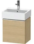 Duravit Waschtischunterschrank D-Neo 43,4x32,2x44cm, 1 T&uuml;r, An R, ch/Ei Nat