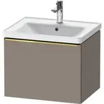Duravit Waschtischunterschrank D-Neo 58,4x45,2x44cm, 1 A, wd, g pol/Basalt ma