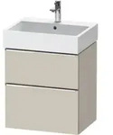 Duravit Waschtischunterschrank D-Neo 58,4x44,2cm, chr/Taup m, 1 Kast, 1 Ausz.