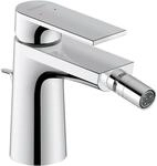 Duravit Bidet-Einhebelmischer Tulum Ausl. 126mm, m Zugst.-Ablaufgarn., chrom