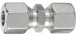 Riegler Gerade Verschraubung, Rohr-Au&szlig;en- &Oslash;6 mm, Edelstahl 1.4571, 100bar