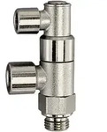 Riegler Stoppventil pneumatisch bet&auml;tigt, G 1/4, G 1/4 i., G 1/8 i.